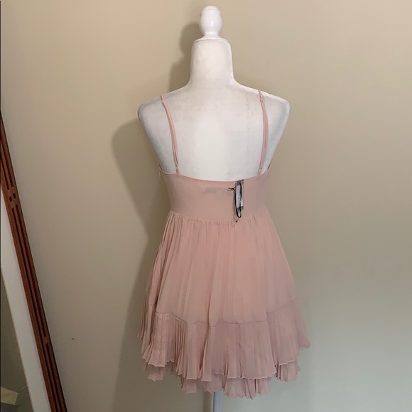 NWT Lovers + Friends Pink Tara Mini Babydoll Dress - Picture 5 of 8